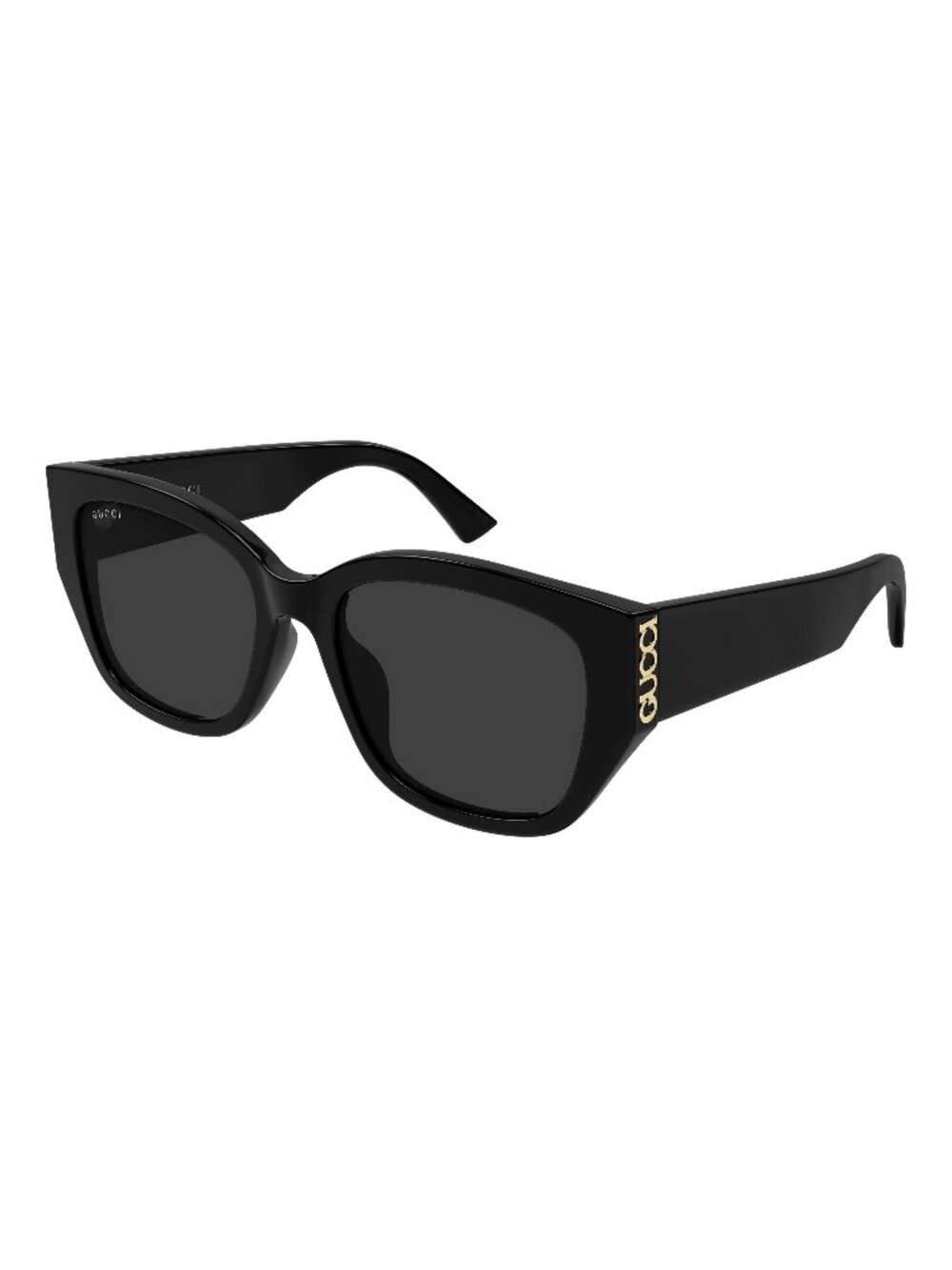 New Gucci Women's Sunglasses Black Grey Lens Acetate Frame GG2043SA 001 55